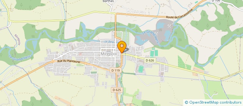localisation de l'entreprise LIFRETIA à MIREPOIX