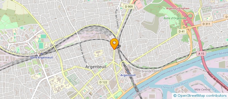 localisation de l'entreprise LIFT 13  ARGENTEUIL