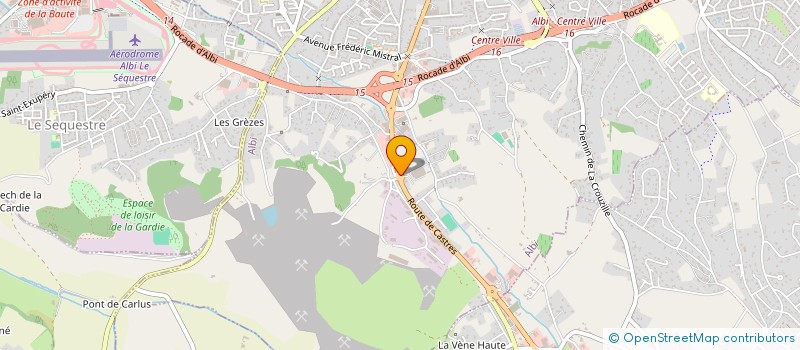 localisation de l'entreprise LIFT&BUSINESS à ALBI