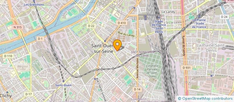localisation de l'entreprise LIFT CONCEPT à SAINT-OUEN-SUR-SEINE