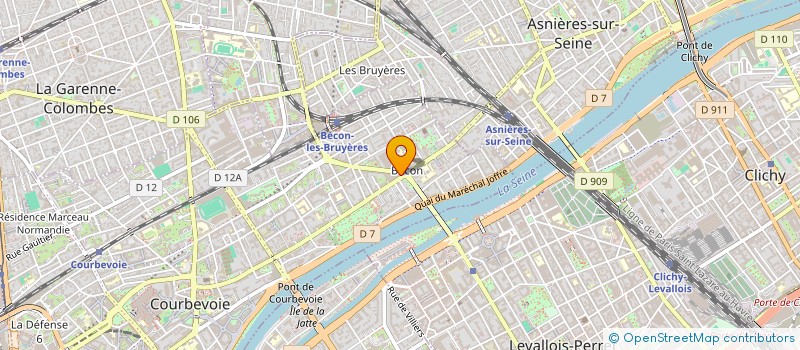 localisation de l'entreprise LIFT COURBEVOIE  COURBEVOIE