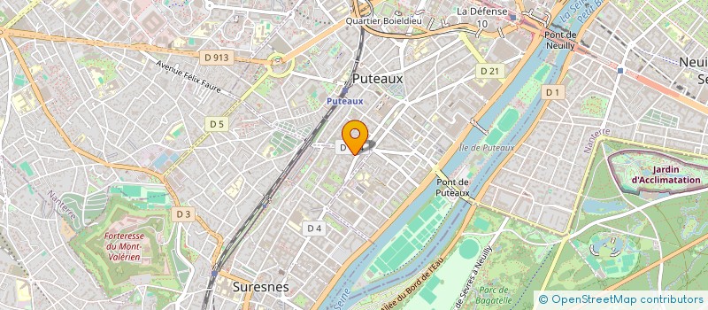 localisation de l'entreprise LIFT FITNESS à SURESNES