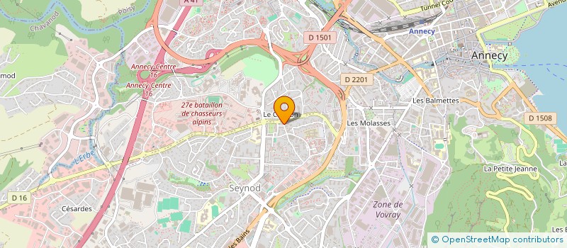 localisation de l'entreprise LIFT IMMOBILIER à ANNECY