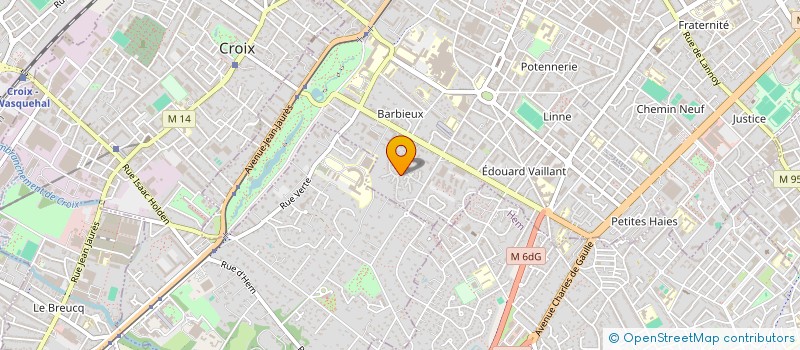 localisation de l'entreprise LIFT SERVICE à ROUBAIX