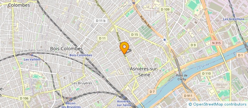 localisation de l'entreprise LIFT SERVICES à ASNIERES-SUR-SEINE