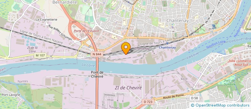 localisation de l'entreprise LIFT SYSTEME à NANTES