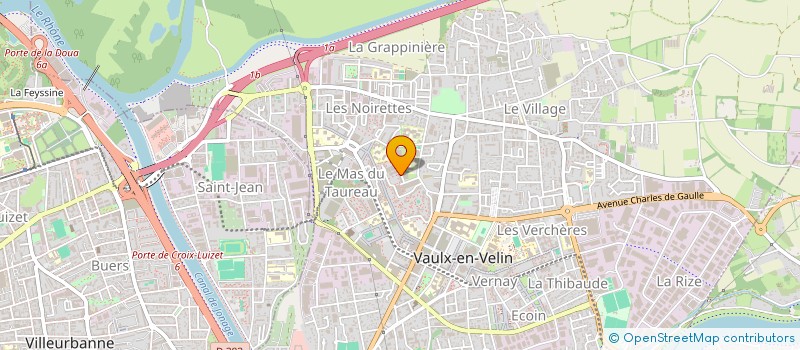 localisation de l'entreprise LIFT TECH ASCENSEURS à VAULX-EN-VELIN