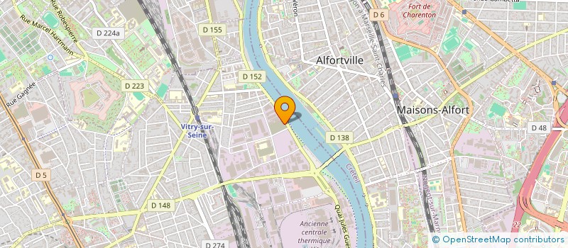 localisation de l'entreprise LIFTING à VITRY-SUR-SEINE