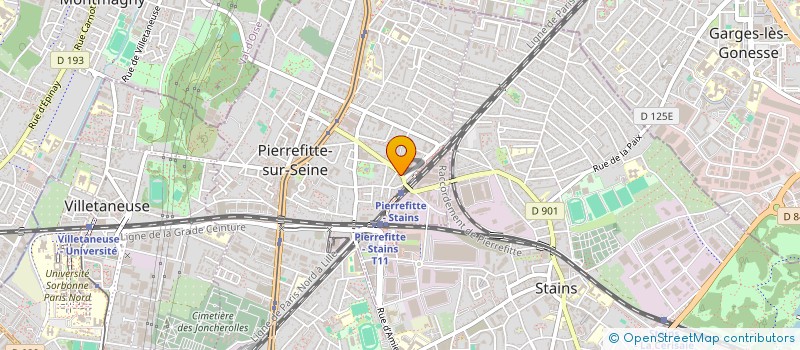 localisation de l'entreprise LIFTING AUTO à PIERREFITTE-SUR-SEINE