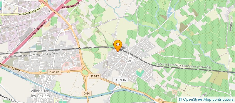 localisation de l'entreprise LIFTING AUTO à VILLENEUVE-LES-BEZIERS
