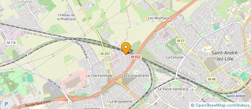 localisation de l'entreprise LIFTING CUISINE à LAMBERSART