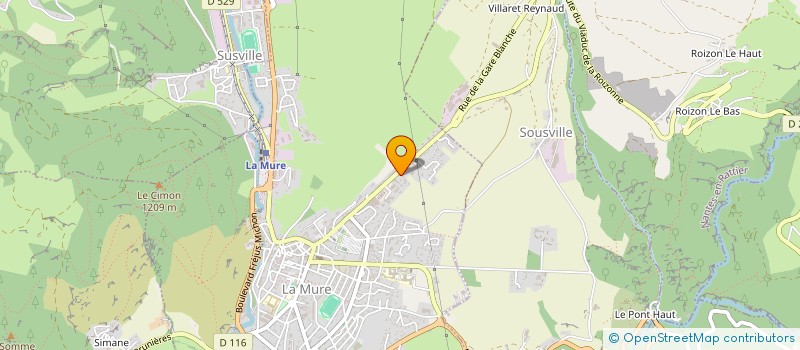 localisation de l'entreprise LIFTING PEINTURE  LA MURE