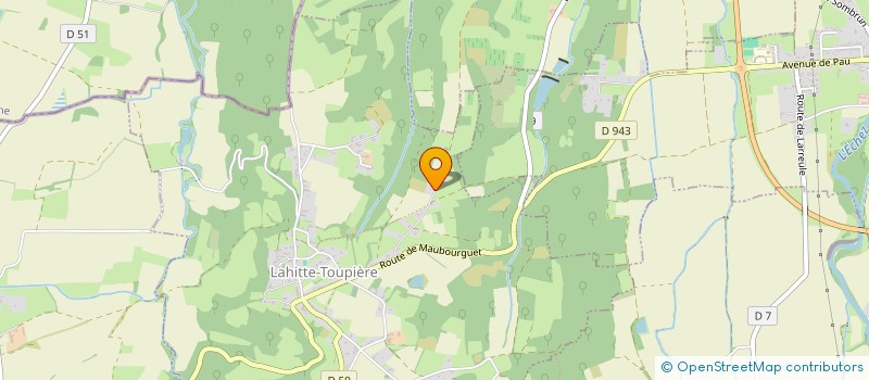 localisation de l'entreprise LIFTOFF PRODUCTION  LAHITTE-TOUPIERE