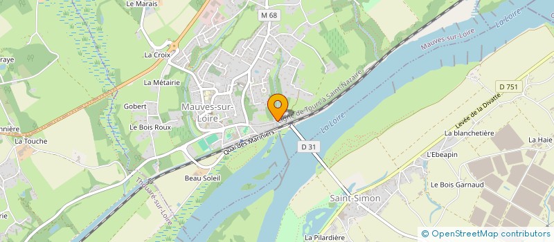 localisation de l'entreprise LIGA  MAUVES-SUR-LOIRE