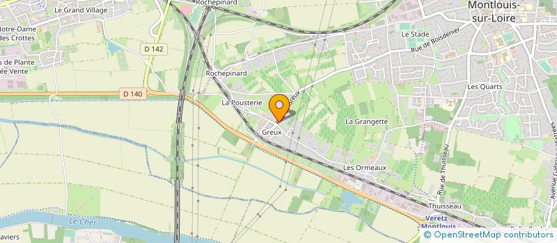 localisation de l'entreprise LIGABLANK à MONTLOUIS-SUR-LOIRE