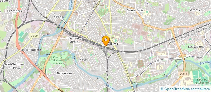 localisation de l'entreprise LIGABOOK  LE MANS