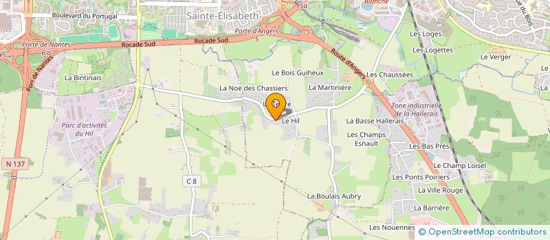 localisation de l'entreprise LIGAL IMMO  CHANTEPIE