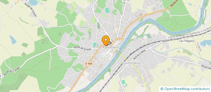 localisation de l'entreprise LIGAM à RABASTENS