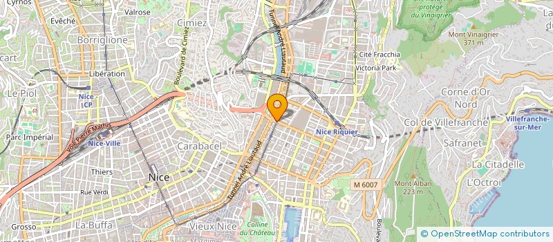 localisation de l'entreprise LIGANA BEAUTE à NICE