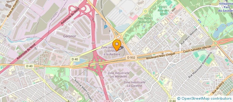 localisation de l'entreprise LIGANCIA  BOBIGNY