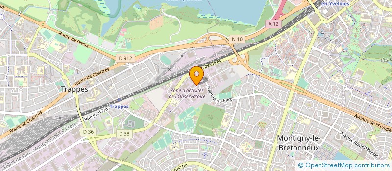 localisation de l'entreprise LIGAREX à MONTIGNY-LE-BRETONNEUX