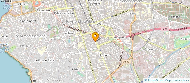 localisation de l'entreprise LIGE  MARSEILLE