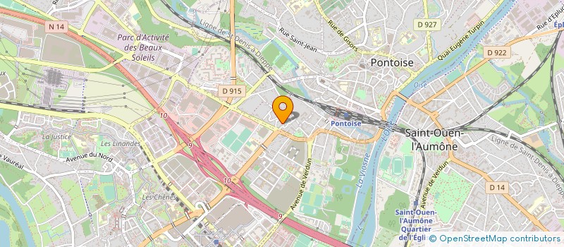 localisation de l'entreprise LIGEA AUTOMATISMES  PONTOISE