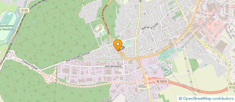 localisation de l'entreprise LIGEEY à EVREUX