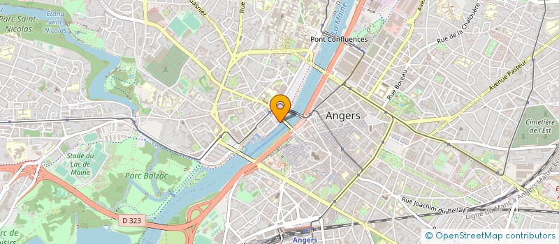localisation de l'entreprise LIGEIS à ANGERS