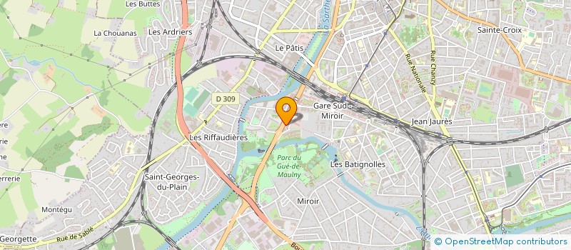 localisation de l'entreprise LIGEPACK  LE MANS
