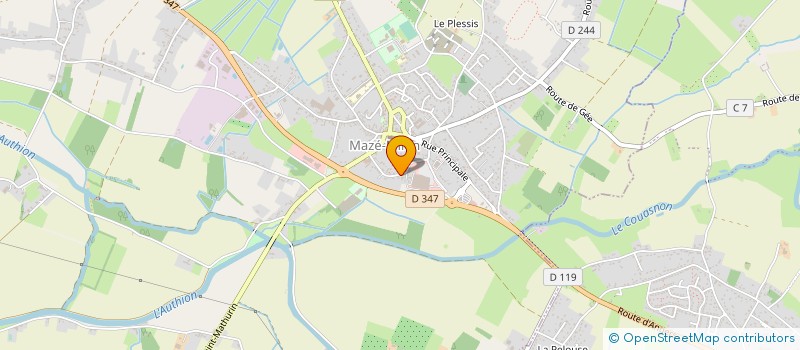 localisation de l'entreprise LIGERIA à MAZE-MILON