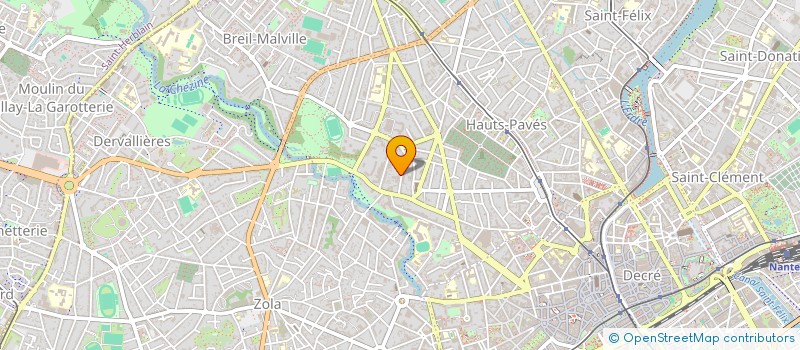 localisation de l'entreprise LIGERIENNE à NANTES
