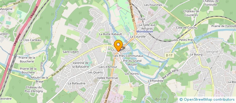 localisation de l'entreprise LIGERIENNE DE TRANSPORTS EXPRESS à MONTBAZON