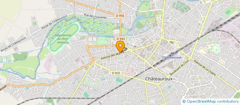 localisation de l'entreprise LIGERIENNE SERVICES à CHATEAUROUX