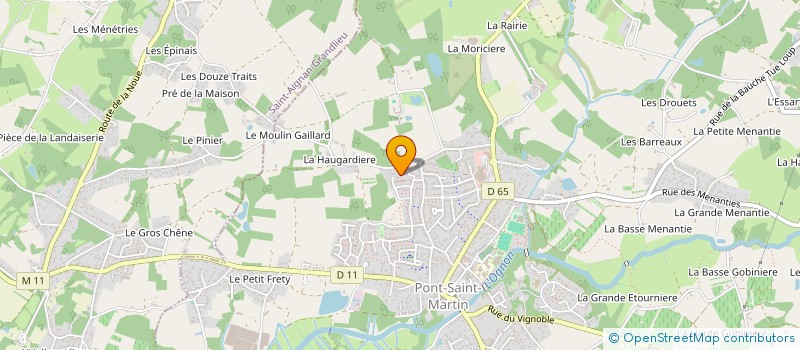 localisation de l'entreprise LIGERING  PONT-SAINT-MARTIN