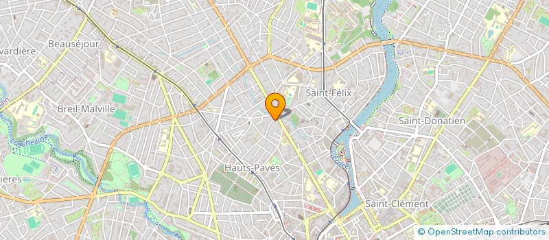 localisation de l'entreprise LIGERIUS à NANTES