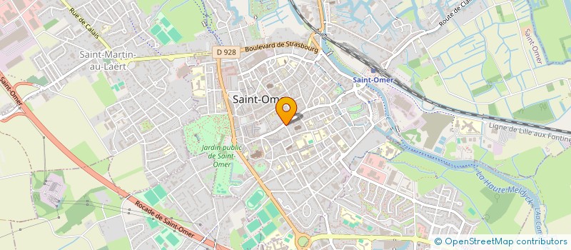 localisation de l'entreprise LIGHE  SAINT-OMER