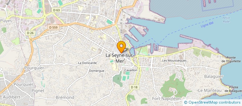 localisation de l'entreprise LIGHT à LA SEYNE-SUR-MER