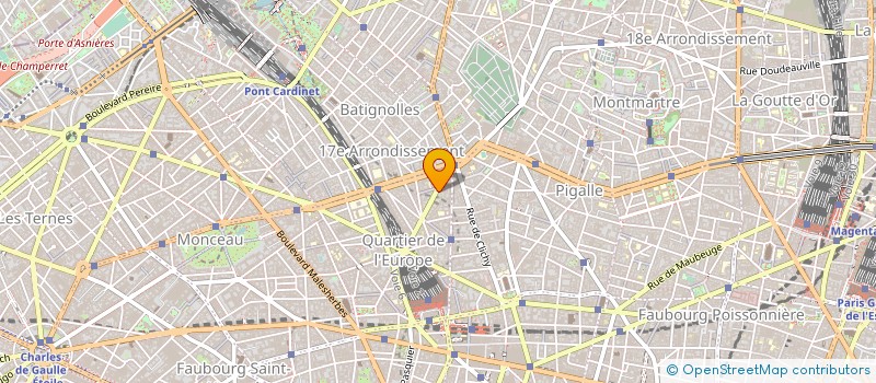 localisation de l'entreprise LIGHT AND SOUND DIFFUSION à PARIS