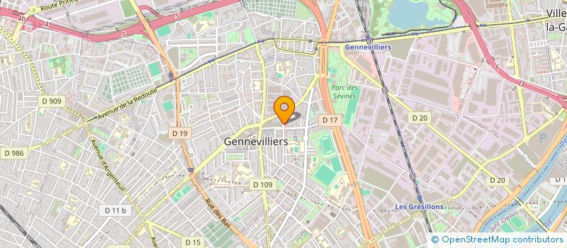 localisation de l'entreprise LIGHT CAR à GENNEVILLIERS