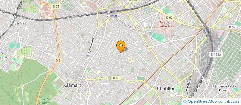 localisation de l'entreprise LIGHT CASCADE à CLAMART
