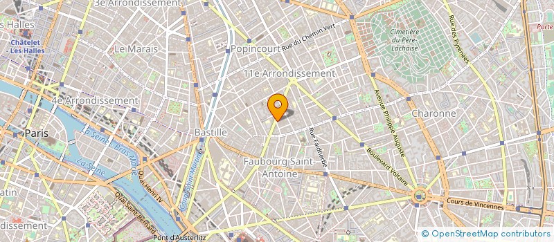 localisation de l'entreprise LIGHT CIBLES à PARIS