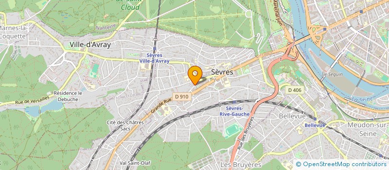 localisation de l'entreprise LIGHT CLOPE SEVRES à SEVRES