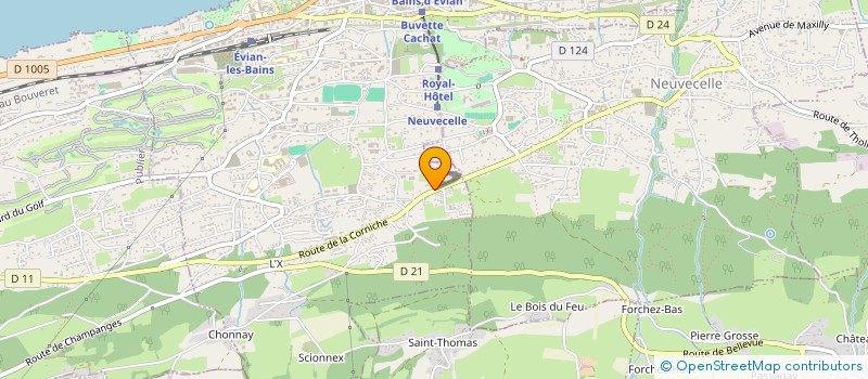 localisation de l'entreprise LIGHT & COLOR GALLERY  EVIAN-LES-BAINS