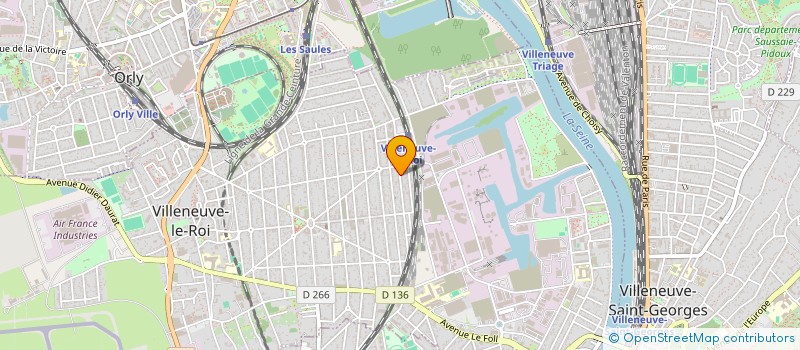 localisation de l'entreprise LIGHT-DEC  VILLENEUVE-LE-ROI