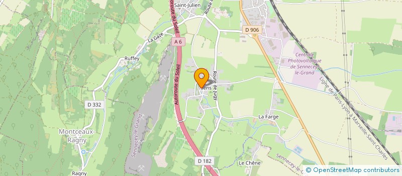 localisation de l'entreprise LIGHT EVENT'S PRODUCTION  SENNECEY-LE-GRAND