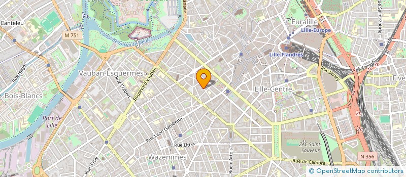 localisation de l'entreprise LIGHT'N VIBES à LILLE