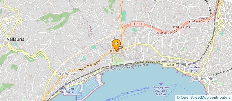 localisation de l'entreprise LIGHT PROTECT à ANTIBES