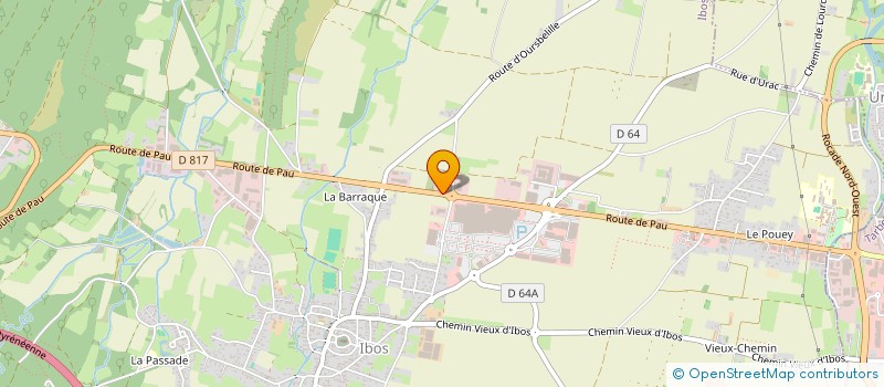 localisation de l'entreprise LIGHT PYRENEES à IBOS