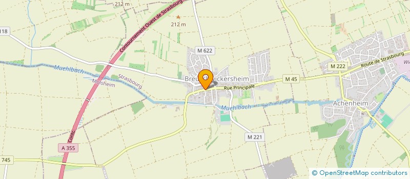 localisation de l'entreprise LIGHTBRAND DEVELOPPEMENT FRANCE  BREUSCHWICKERSHEIM